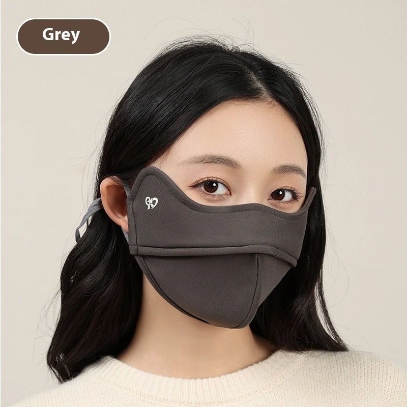 5D Windproof Cycling Face Mask with Cartilage Support – Eye Protection & Lipstick-Safe Design