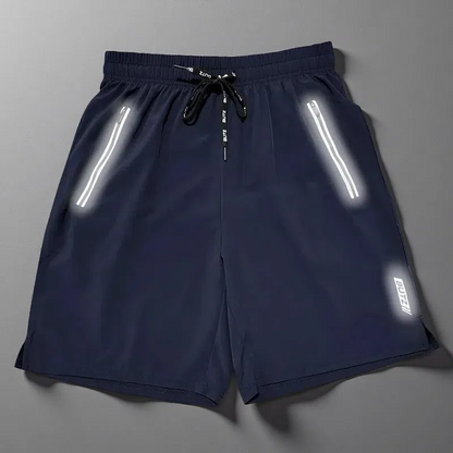 Men's Quick-Dry Luminous Casual Shorts – Loose Fit Micro Elastic Design