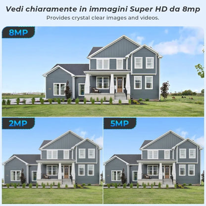 Outdoor Night Vision Wireless Surveillance Camera – Dual Screen Smart Security System