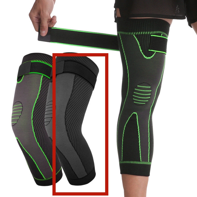 Large Calf Pressure Lengthened Knee Pad – Compression Support for Sports & Outdoor Activities