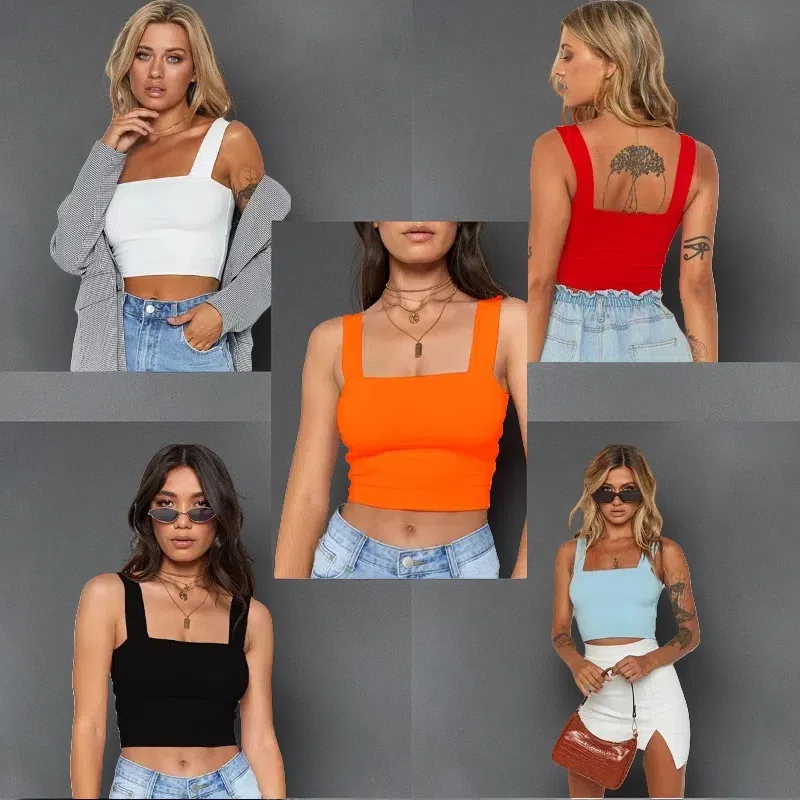 Fashion Women's T-Shirt – Sexy Cropped Top for Casual & Streetwear Style
