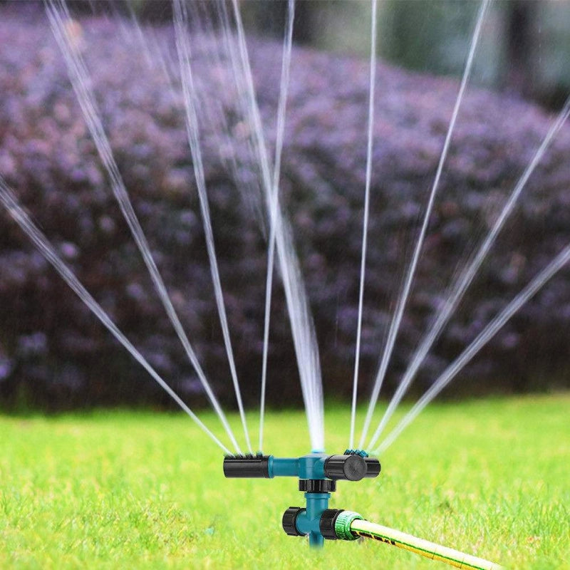 360° Automatic Rotating Sprinkler – Adjustable Garden Lawn Irrigation Tool