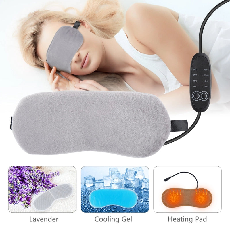 Eye Fatigue Blackout Sleep Eye Mask – Hot & Cold Compress for Relaxation