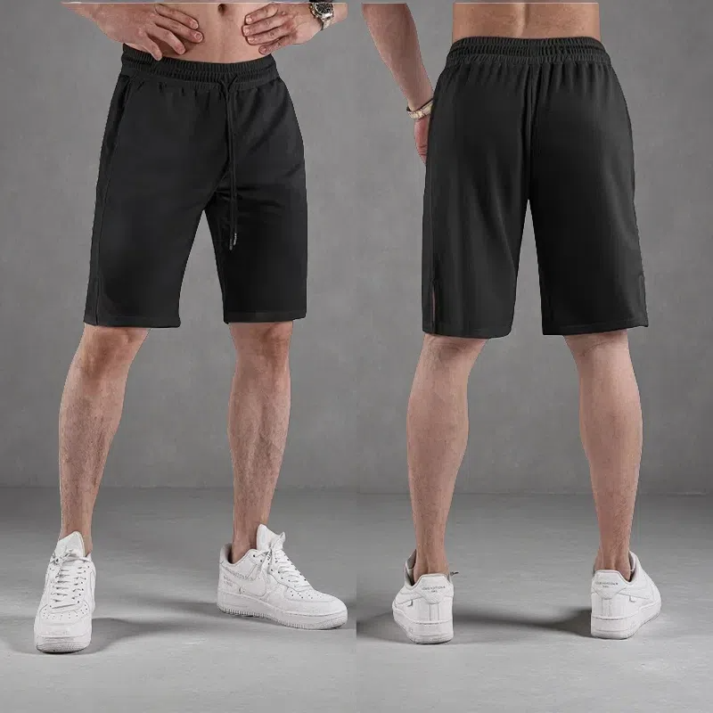Breathable Quick-Dry Casual Sports Mesh Fabric Shorts – Lightweight Loose Fit with Micro Elasticity
