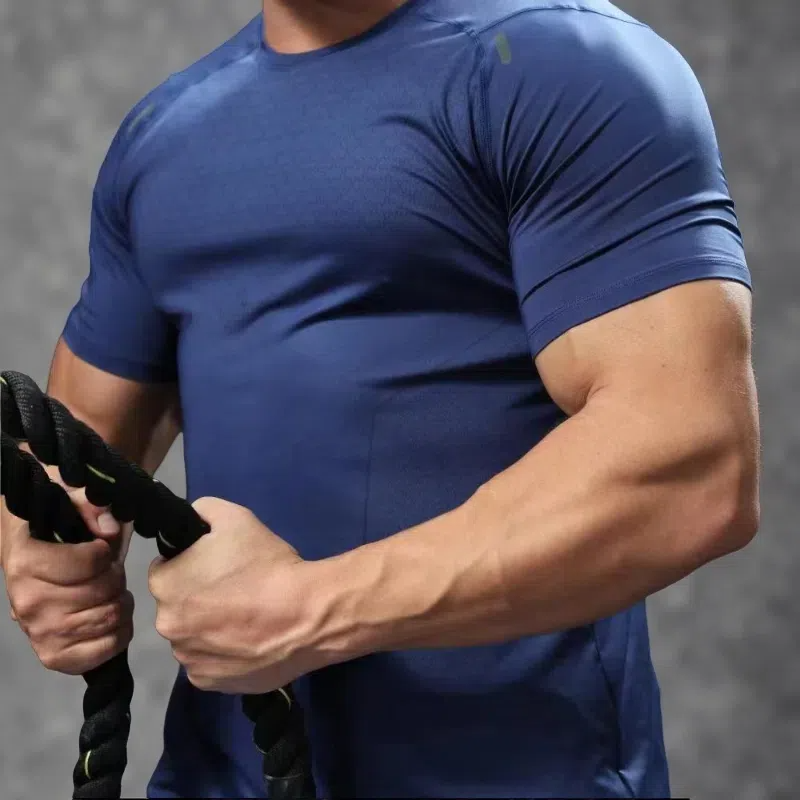 Men’s Stretch Quick-Drying Sports T-shirt – Running & Workout Top