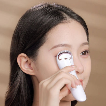 Electric Temperature-Control Eyelash Curler – Quick-Heat Lash Lifter for All-Day Hold