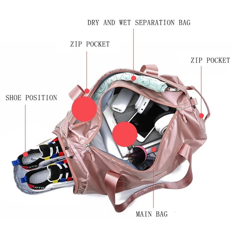 Men's and women's fitness bag