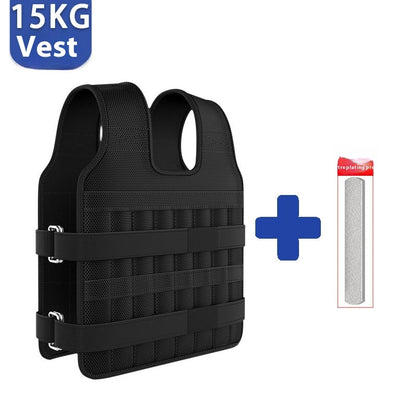 Weight Vest for Running & Training – Adjustable Load Sports Vest for Men & Women Vest Can Hold 15kg