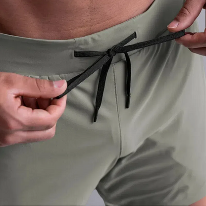 Double-Layer Quick-Dry Running Shorts – Casual & Sporty Comfort