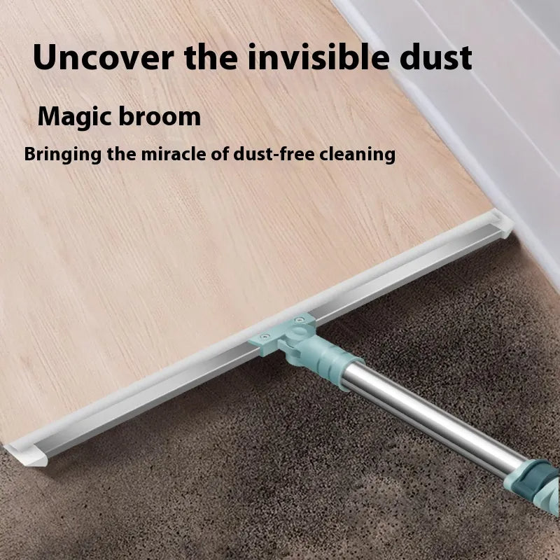 Household Portable Silicone Magic Broom – Telescopic & Compact Cleaning Tool