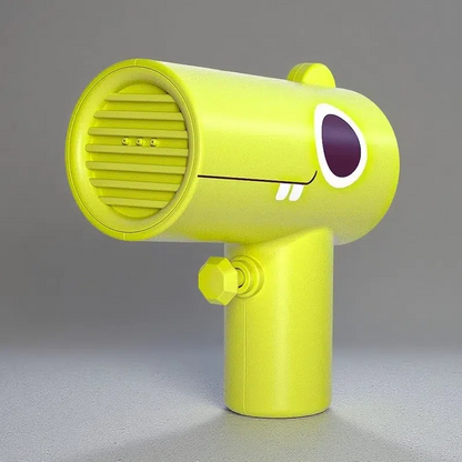 Children's Hand-held Press Water Gun – Cartoon Water Toy for Outdoor Fun Green