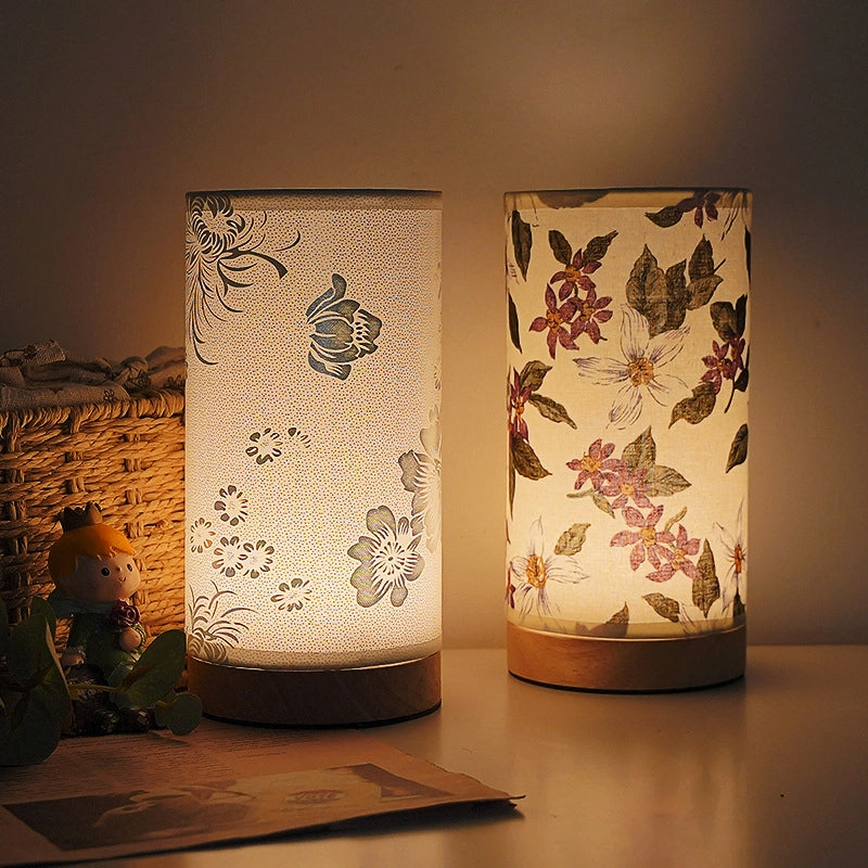 Creative Table Lamp – Fabric USB Night Light for Study, Bedroom & Relaxation