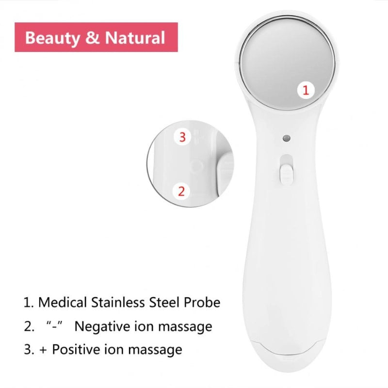 Electric Anti-Aging Face Massager – Ultrasonic Ionic Skin Tightening & Wrinkle Remover