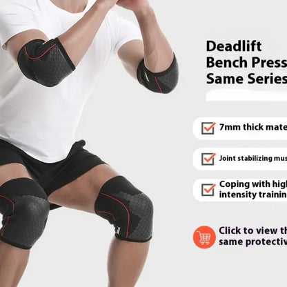 7mm Thick Neoprene Elbow Pad – Compression Arm Protector for Sports & Impact Support