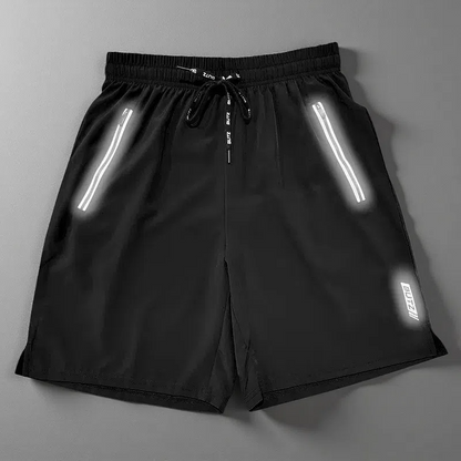 Men's Quick-Dry Luminous Casual Shorts – Loose Fit Micro Elastic Design