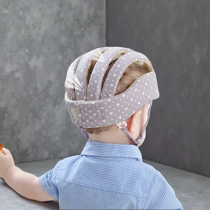 Kids Cotton Safety Helmet – Soft Protective Hat for Toddlers (1–2 Years)