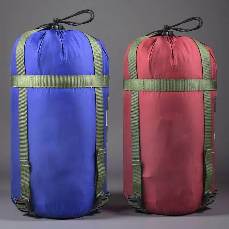 Outdoor Camping Sleeping Bag Compression Bag – Durable Nylon Storage with Silicone Coating