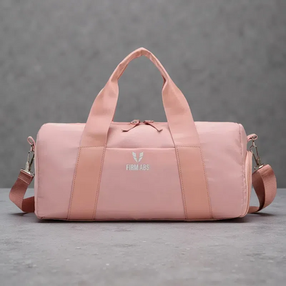 Gym Bag with Dry/Wet Separation – Stylish Crossbody for Short-Distance Travel & Yoga Sweet Powder