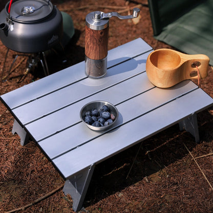 Outdoor Ultralight Portable Mini Aluminum Alloy Table – Folding Camping & Travel Table