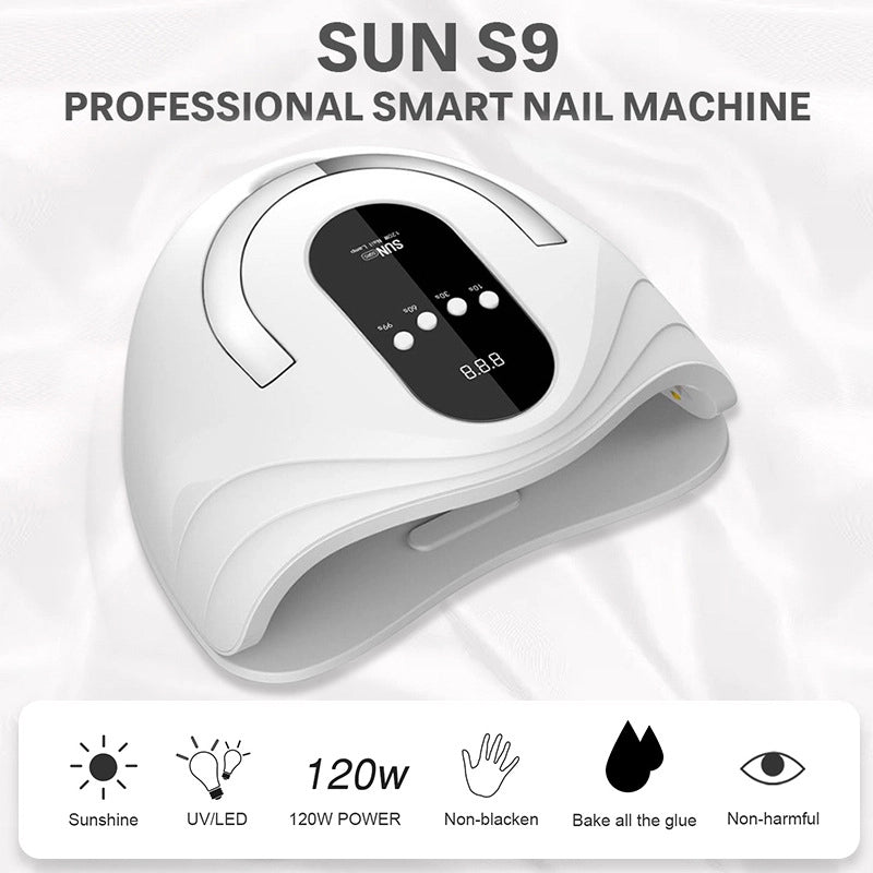 Nail Polish Glue Dryer – 120W High-Power LED UV Lamp