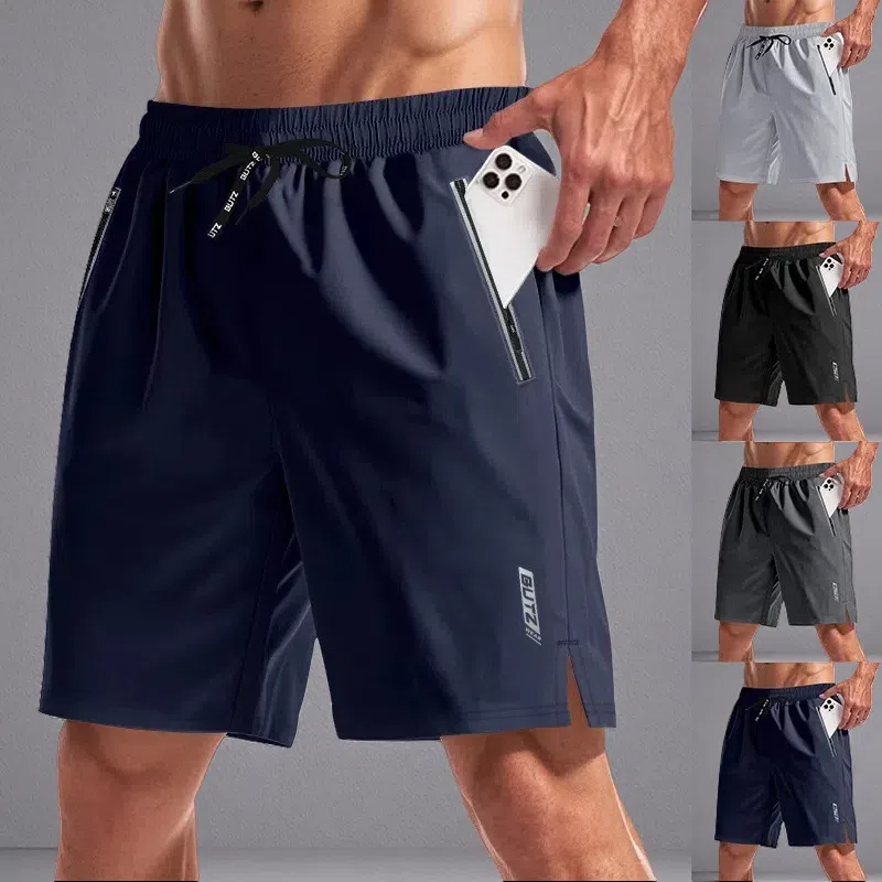 Men's Quick-Dry Luminous Casual Shorts – Loose Fit Micro Elastic Design