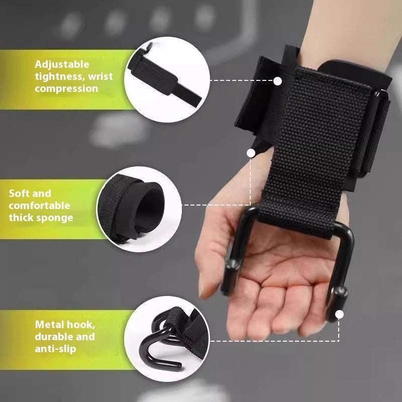 Pull-up Grip Hook – Wrist Support & Anti-Slip Hand Aid for Strength Training