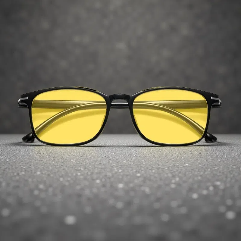 Ultralight TR90 Night Vision Glasses – Anti-Blue Light Eyewear for Men & Women