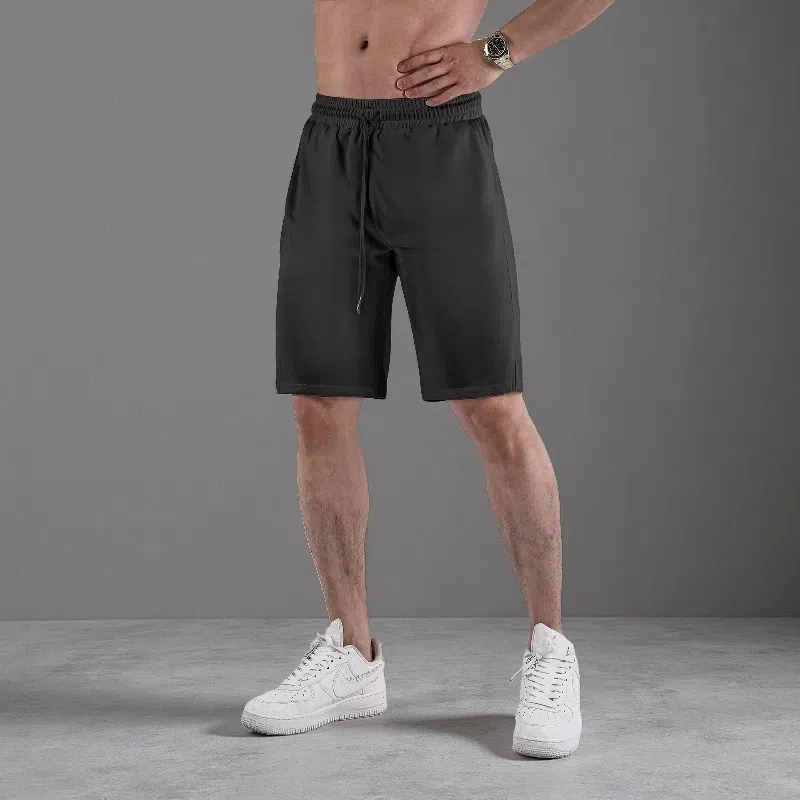 Breathable Quick-Dry Casual Sports Mesh Fabric Shorts – Lightweight Loose Fit with Micro Elasticity