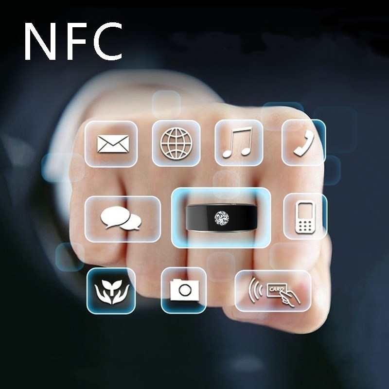 NFC Multifunctional Smart Ring – Unlock, Share & Launch Instantly with Zero Power Required