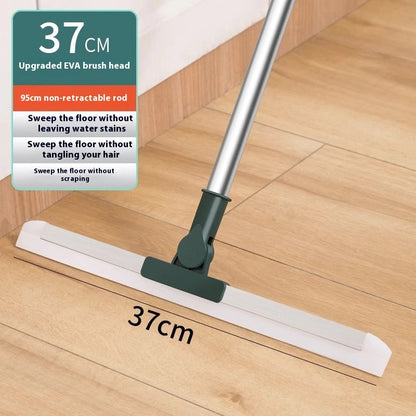 Household Portable Silicone Magic Broom – Telescopic & Compact Cleaning Tool Connecting Rod 37cm