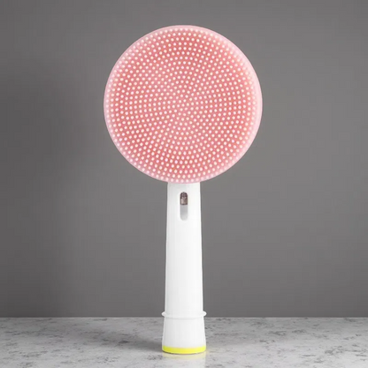 Silicone Facial Cleanser Head – Compatible with Oule Electric Toothbrush Pink