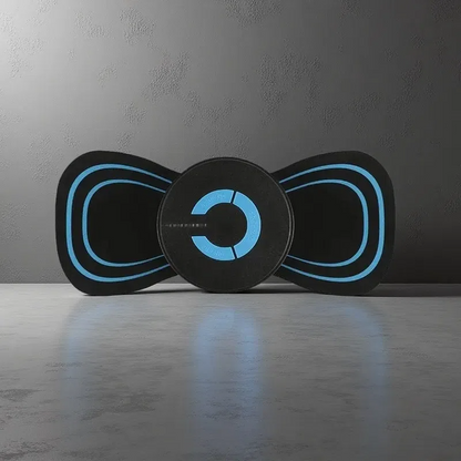 Portable Electric Pulse Shoulder and Neck Mini Cervical Spine Massage Instrument Semicircle Battery Type