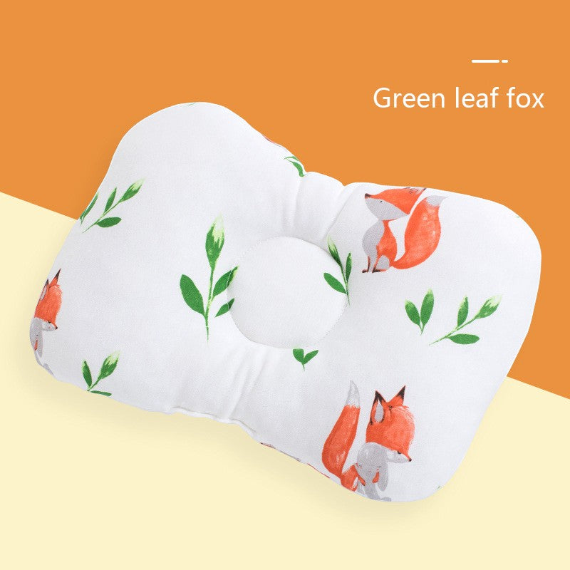 Autumn and Winter Baby Pillow – Cotton Round Anti-Eccentric Head Support Pillow for 0-1 Years