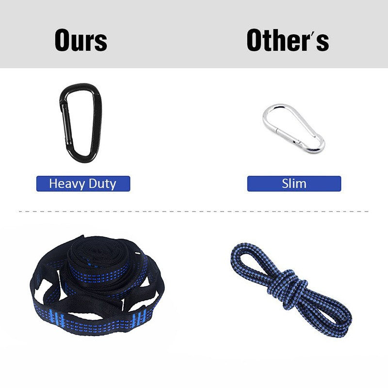 Outdoor Camping Hammock – Durable Parachute Cloth with Accessories
