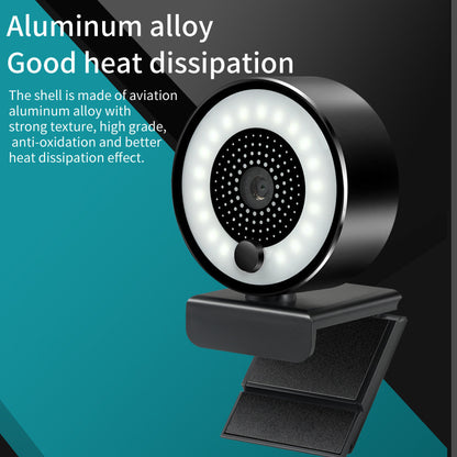 Private Model Beauty 4F Auto Focus USB HD Webcam – 2K Live Streaming with Night Vision