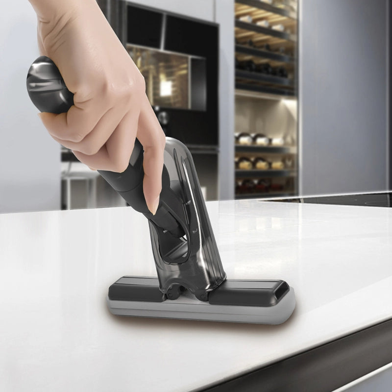 Mini Spray Mop – Compact Self-Squeeze Mop for Countertops, Bathrooms & Small Spaces