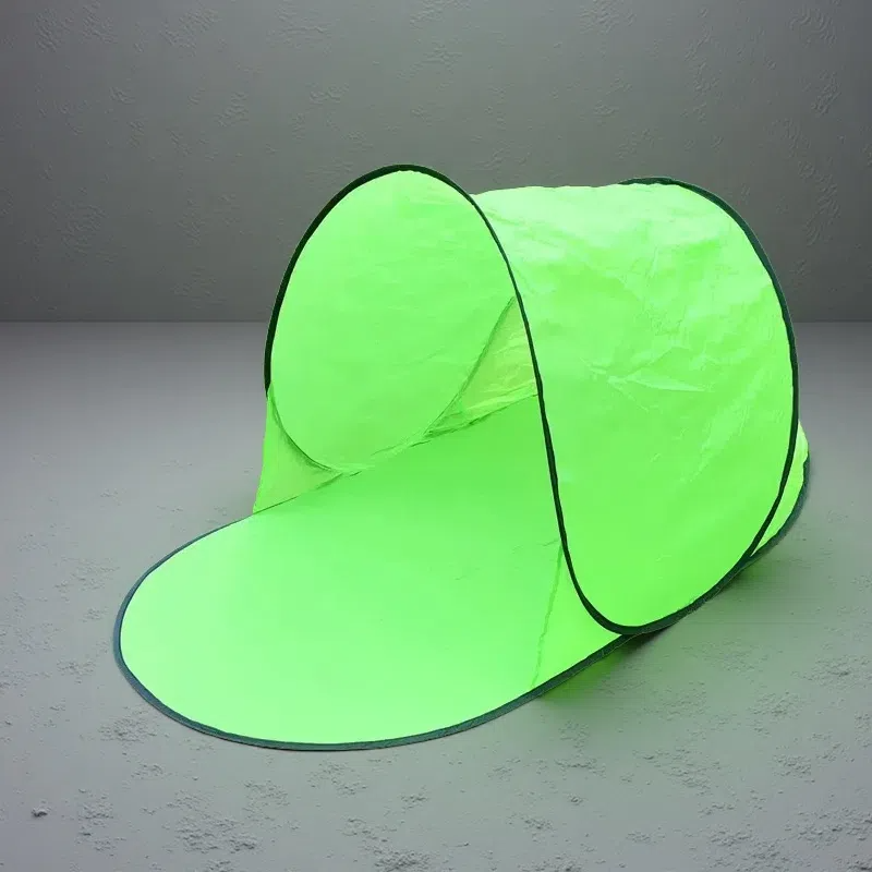 Single-Person Leisure Tent – Wire Frame Beach & Outdoor Shelter with Easy Setup Green