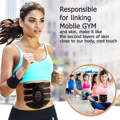 Fitness Abdominal Patch – Portable EMS Muscle Training & Massage Device
