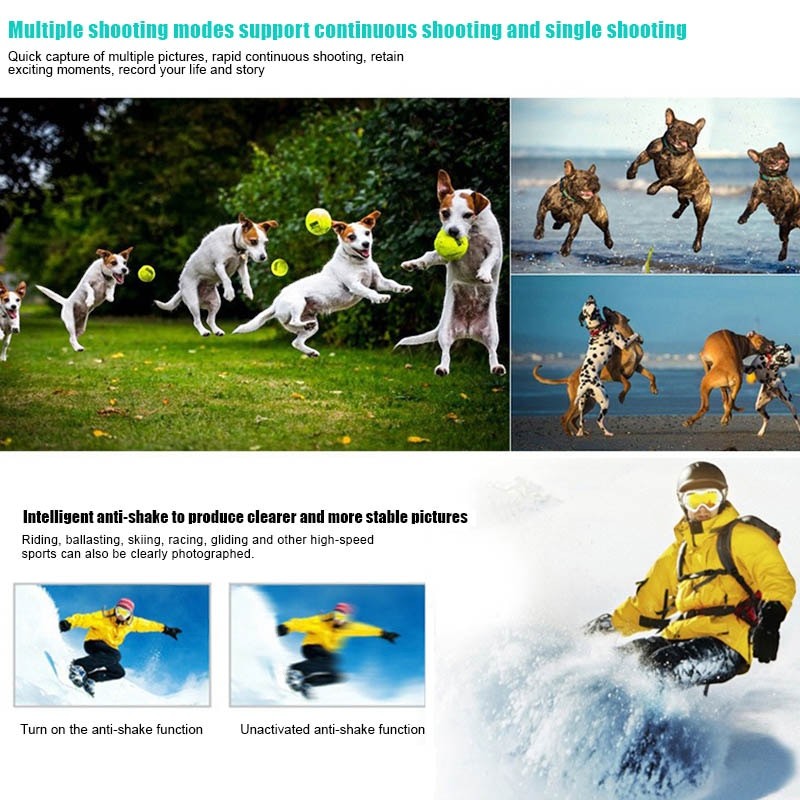 HD 1080P Action Sports Waterproof DV Camera – Compact Outdoor Adventure Cam