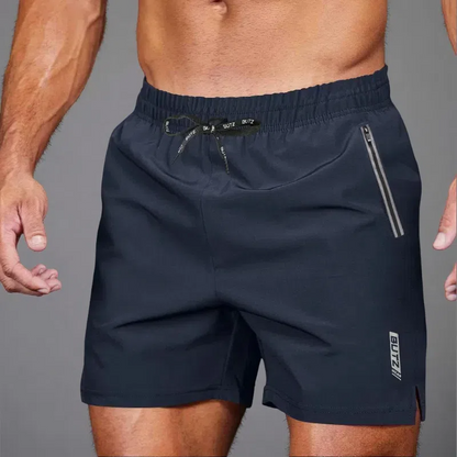 Men’s Running Workout Training Shorts – Lightweight & Breathable Straight Fit Navy Blue