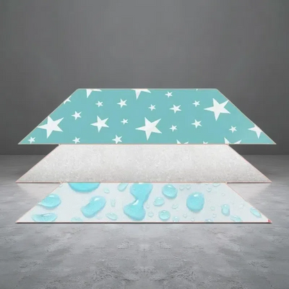 Cartoon Cotton Breathable & Waterproof Baby Changing Pad – Soft, Absorbent & Durable for Newborns