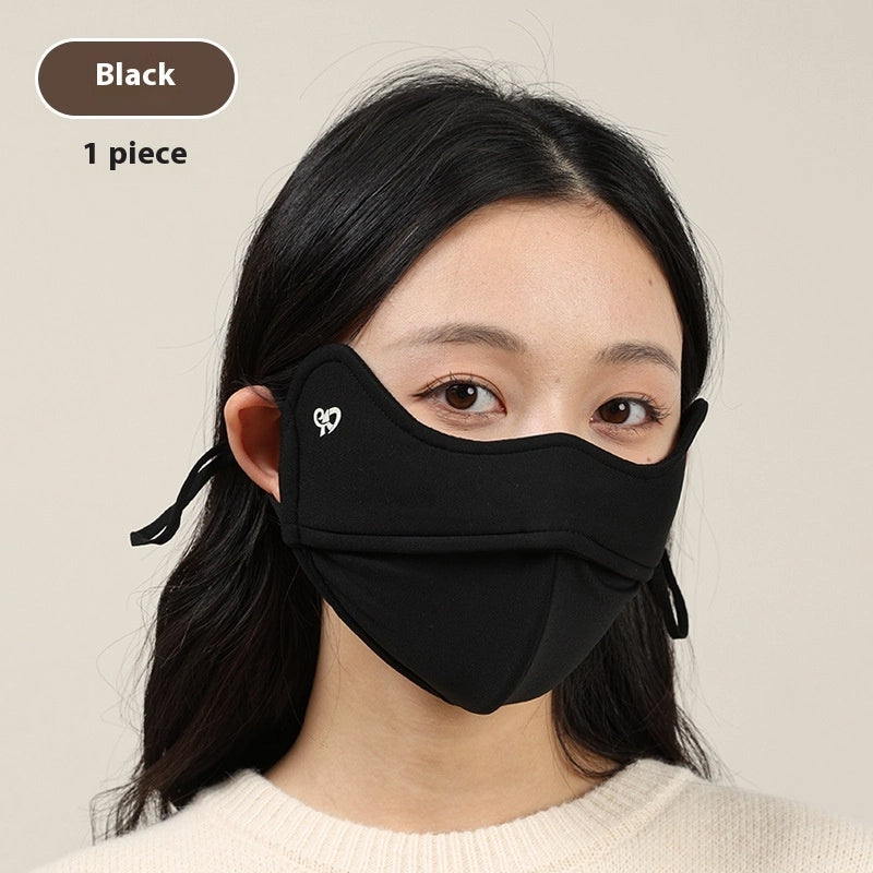 5D Windproof Cycling Face Mask with Cartilage Support – Eye Protection & Lipstick-Safe Design