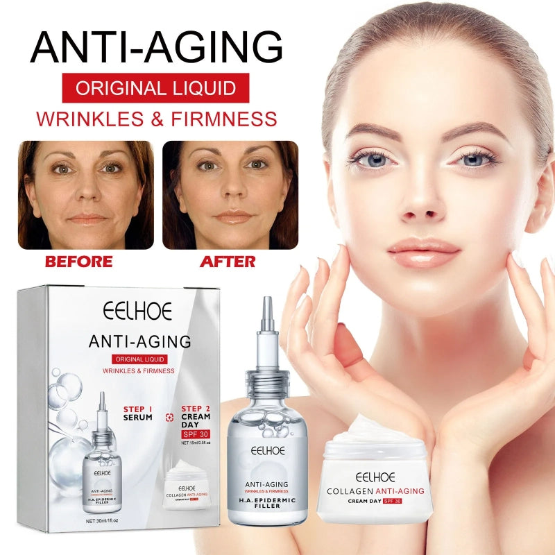Filling Anti-wrinkle Suit Fading Wrinkle Moisturizing Anti-aging Skin Rejuvenation Firming Water BankCream