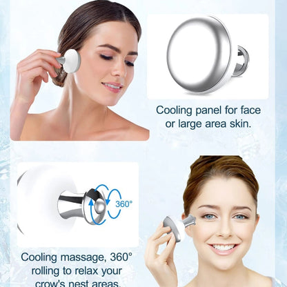 Cold Therapy Ice Cone Beauty Instrument – Home Skin Care Device for Pore Shrinking & Lifting