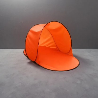 Single-Person Leisure Tent – Wire Frame Beach & Outdoor Shelter with Easy Setup Orange