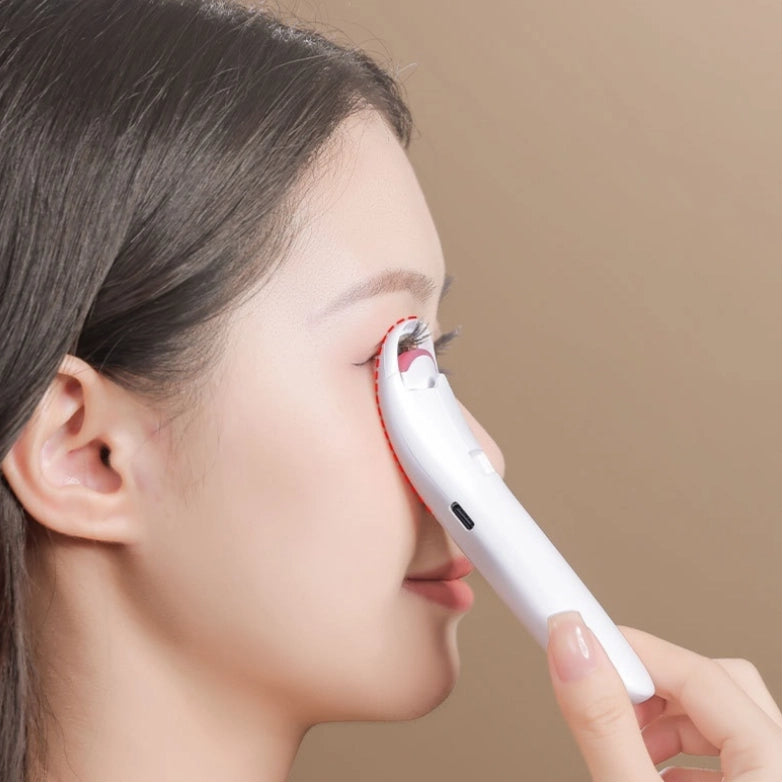 Electric Temperature-Control Eyelash Curler – Quick-Heat Lash Lifter for All-Day Hold