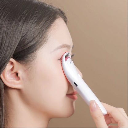 Electric Temperature-Control Eyelash Curler – Quick-Heat Lash Lifter for All-Day Hold