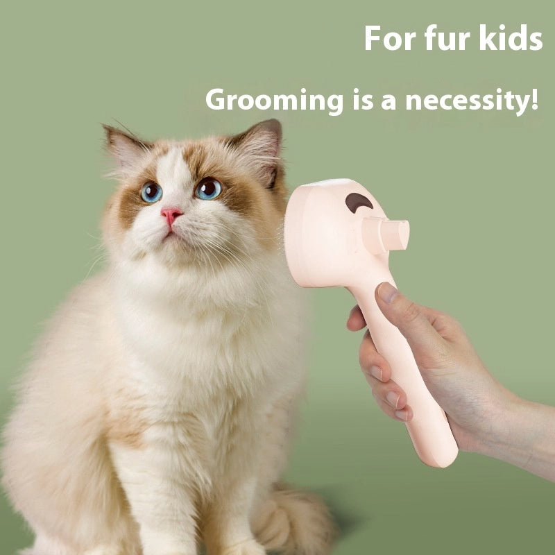 Pets Spray Hair Comb – Grooming Mist Brush for Dogs & Cats