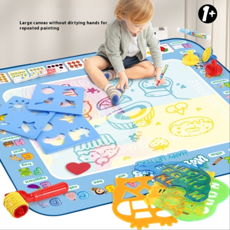 Cloth Toy Clear Water Painting Drawing Board – Magic Color Graffiti Blanket Water Picture Book