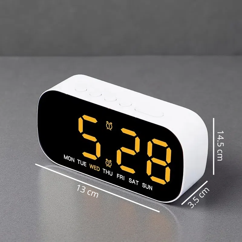 LED Digital Alarm Clock – Slim, Colorful & Easy-to-Use Electronic Clock